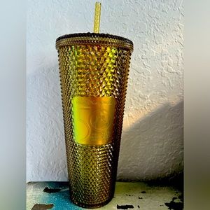 Limited edition 50th Disney world gold Starbucks tumbler